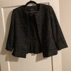 Women’s Tweed Peplum Suit Jacket